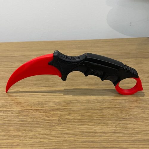 Karambit em Impressão 3D – Faca Decorativa, Geek e Colecionável
