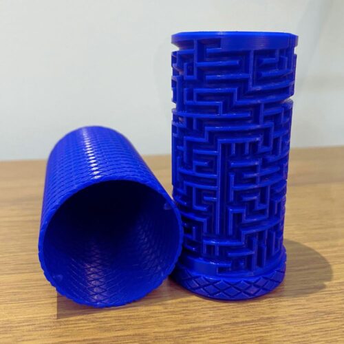 Quebra-Cabeça Cilíndrico Labirinto em Impressão 3D – Desafio Inteligente e Criativo