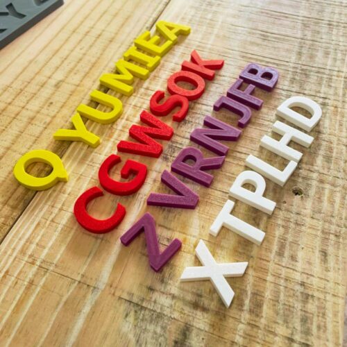 Alfabeto Encaixe Educativo 3D de Plástico – Aprender Brincando